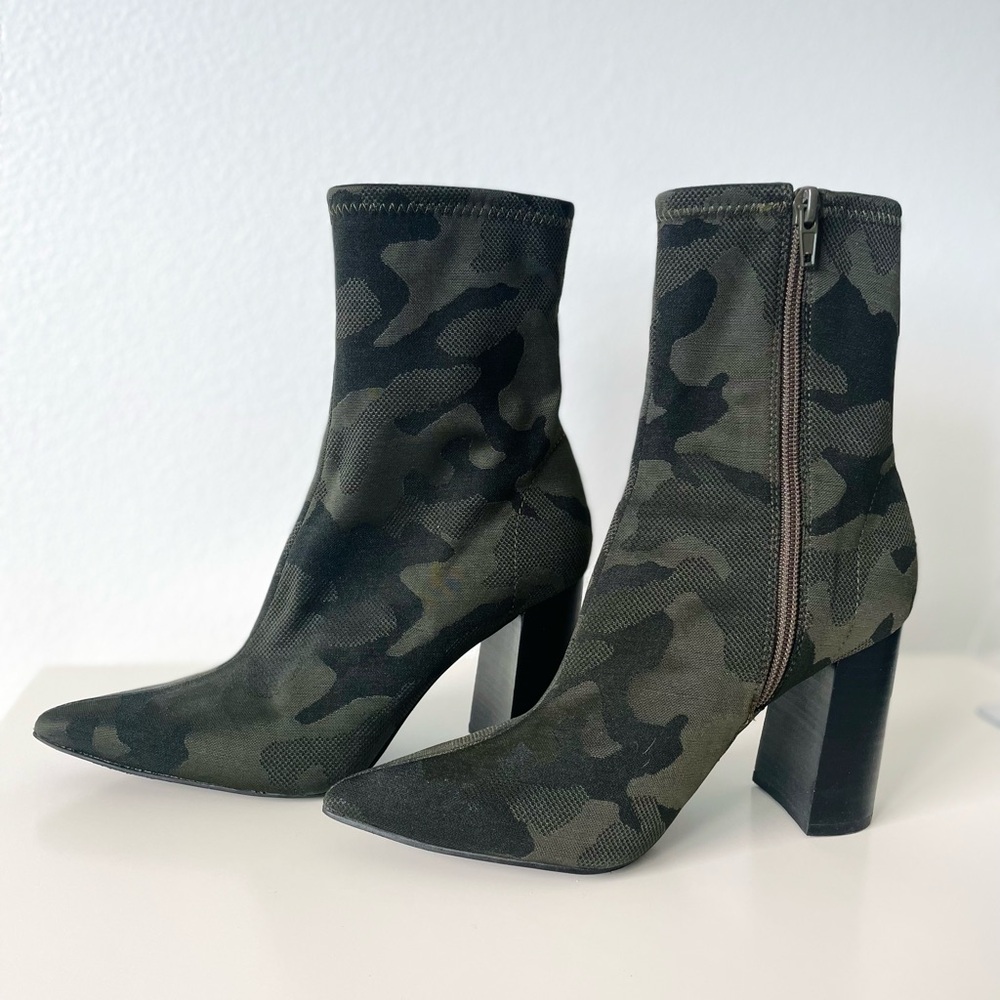 Camouflage Ankle Boots